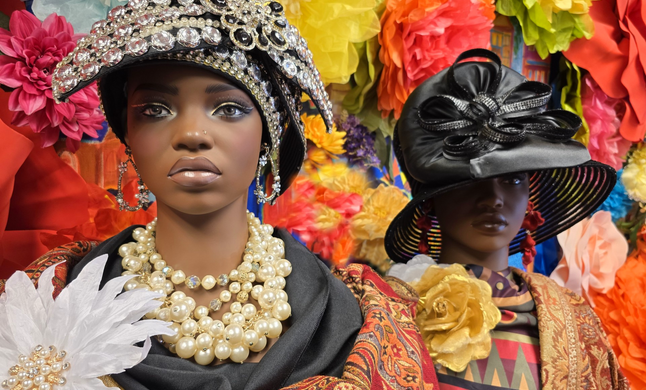 Juneteenth Exhibition Crown Unbound: The Church Hat Collections of Veda Rawlings & Ellen Berts